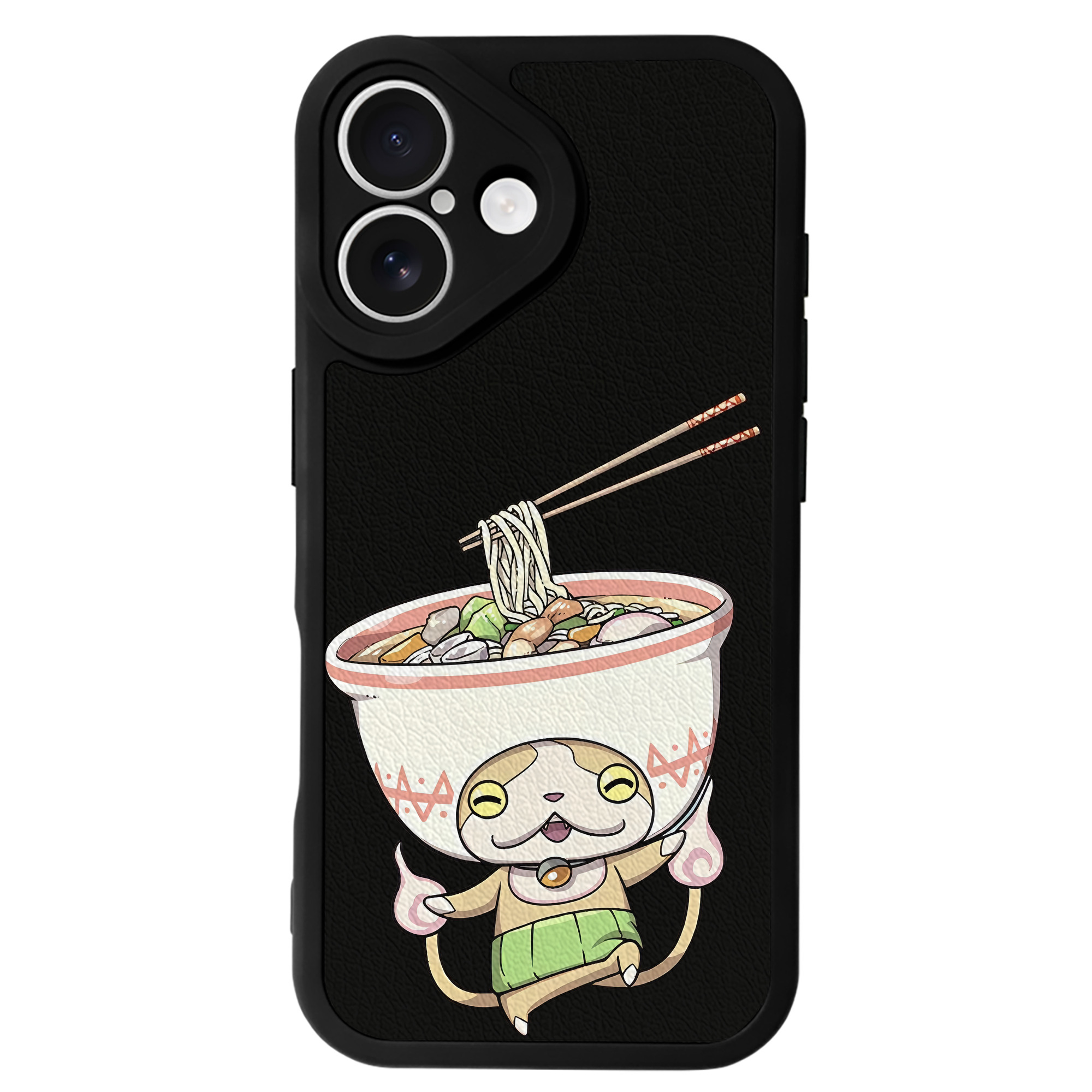 （画像用） 妖怪ウォッチ Yo-kai Watch 【iPhone 16シリーズ対応】シリコンスマホケース（レザー調） 材質：シリコン